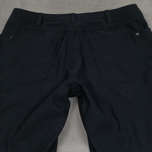 Under Armour Pants Mens 40x30 Black Cargo Pockets Loose Fit Storm Casual - Picture 7 of 9